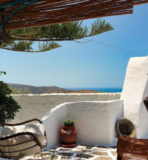 sunset chora patmos rooms