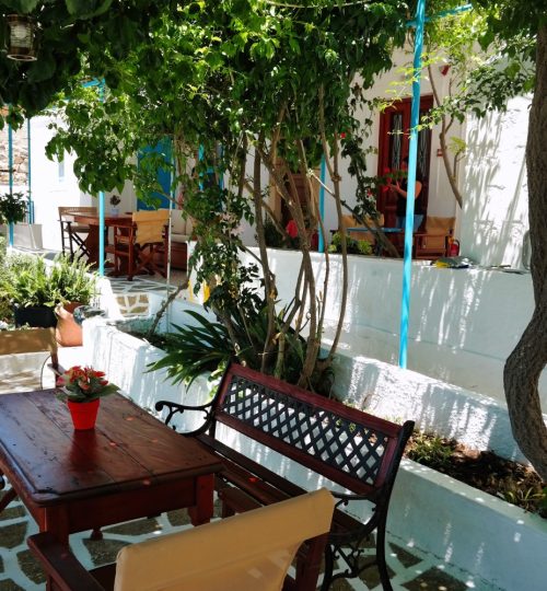 sunset chora patmos rooms